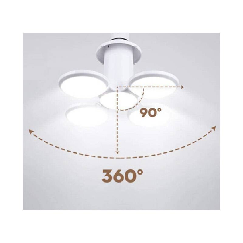 Ampolleta LED Plegable Pelota 40W Blanco