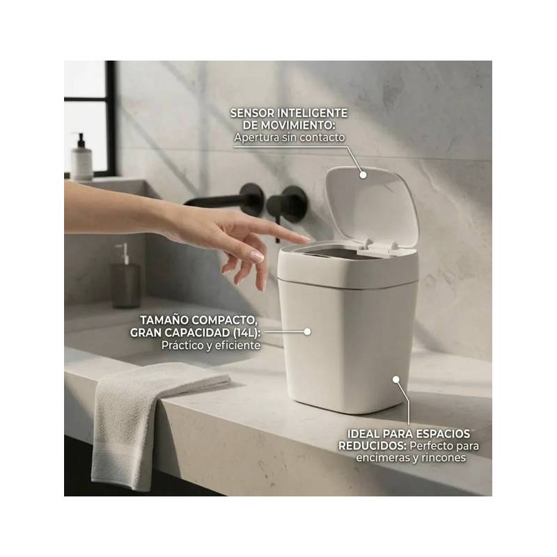 Basurero Automático de 14 Litros