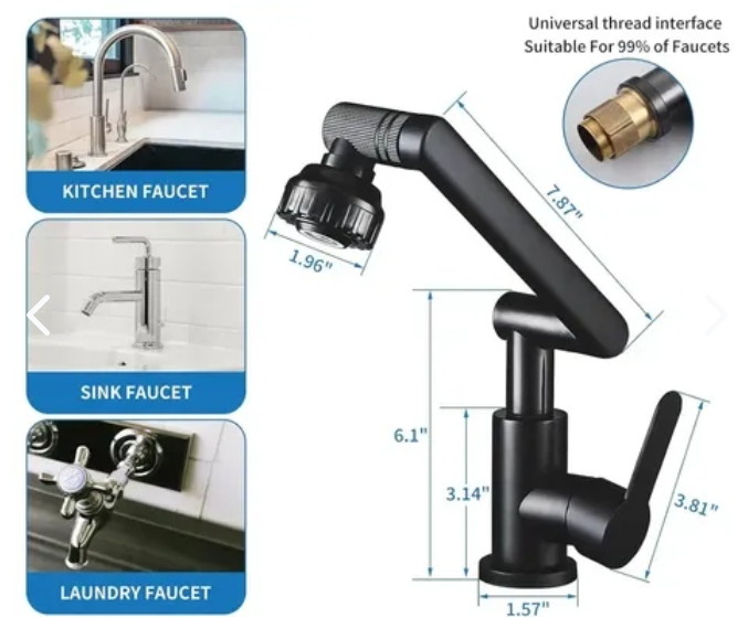 LLAVE MONOMANDO 180°
